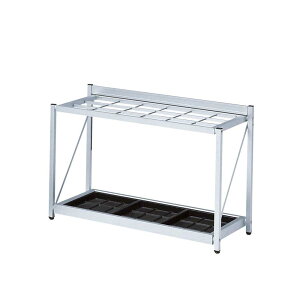 【ポイント10倍】【直送品】 ミヅシマ工業 折り畳み式傘立てA #18A・18本立 (2300450) 【大型】