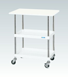 【直送品】 サカエ CSパールワゴン(軽量タイプ・天板付) CSP-9072LVW (324122) 【大型】