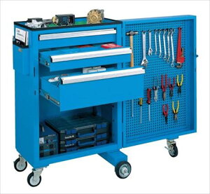 【ポイント10倍】【直送品】 サカエ キャビネットワゴンスイングドア付 CW-SD3N (021436) 【大型】