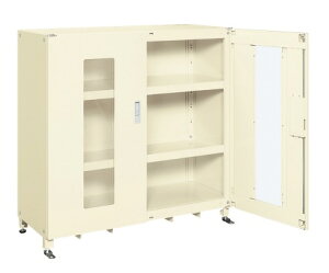 【ポイント10倍】【直送品】 サカエ スーパージャンボ保管庫(完成品・透明窓付扉) SKS-125212MAI (144534) 【大型】