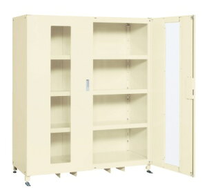 【直送品】 サカエ スーパージャンボ保管庫(完成品・透明窓付扉) SKS-126718MAI (144546) 【大型】