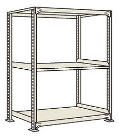 【ポイント10倍】【直送品】 サカエ 中軽量棚MLW型(250KG/段・単体・3段タイプ) MLW-8563 (188226) 【特大・送料別】