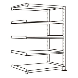 �y�����i�z �T�J�G ���[�N���b�N(150KG/�i�E�A���E����2100MM�E5�i) RLS-2725R (198385) �y��^�z