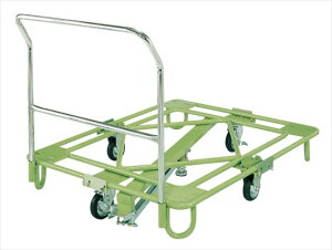 【ポイント10倍】【直送品】 サカエ 自在移動回転台車(中量型・取手・センターベース付) RB-1FG (212023) 【大型】