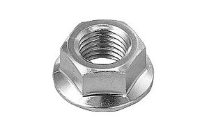 SUNCO フランジナット(S付(左ねじ 【9個入】 フランジN(Sツキ(ヒダリ M8(12X17