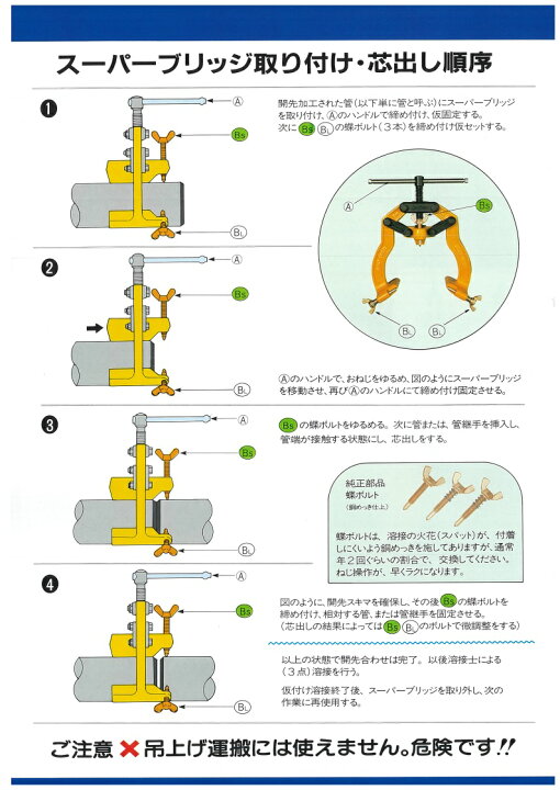 楽天市場】【直送品】 スーパーツール 配管組立溶接用治具 スーパー 