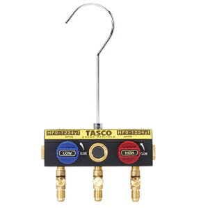 �y�|�C���g10�{�z�C�`�l��TASCO R1234yf�p�Q�[�W�}�j�z�[���h�{�f�B(1/4�t���A�d�l) TA124YG-11