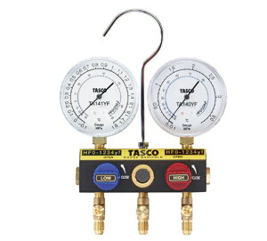 �y�|�C���g10�{�z�C�`�l��TASCO R1234yf�p�Q�[�W�}�j�z�[���h(1/4�t���A�d�l) TA124YG