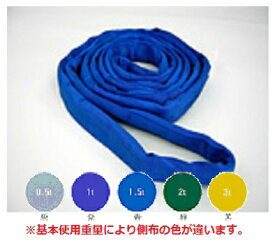 テザック ブルースリングソフト N型(エンドレスタイプ) 1.6t×4m (sn-46x4) (青色)