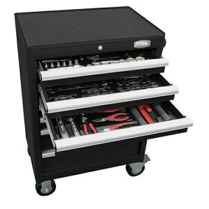 【ポイント10倍】【直送品】 TONE (トネ) ツールキャビネットセット TCS911BK (マットブラック) 【大型】