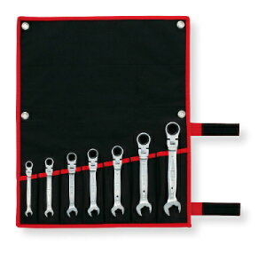 【ポイント10倍】TONE (トネ) 首振クイックラチェットめがねレンチセット RMFQ700