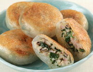 韮菜餅-ニラ入り焼きお餅(5個入）【横浜中華街・中華菜館 同發】