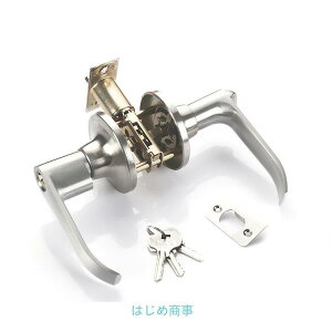 ドアノブ 鍵付き レバーハンドル ドアレバー 浴室ドアノブ トイレ用 玄関ドアノブ 住宅室内用レバーハンドル 室内 ドアノブ交換 鍵付き ドアレバー