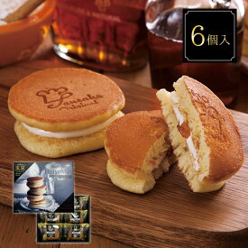 メープルクリームパンケーキ6個入/はちみつ入り　東京土産 お土産 スイーツ 洋菓子 差し入れ ギフト お供え 御仏前 お彼岸 帰省 お歳暮 お茶会 お茶菓子 アフタヌーンティー おうち時間 ホームパーティー 高級感 甘い物好き Tokyo souvenir sweets Japan プチギフト