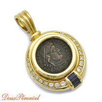 楽天市場】k18 中古 コイン ペンダント トップの通販 