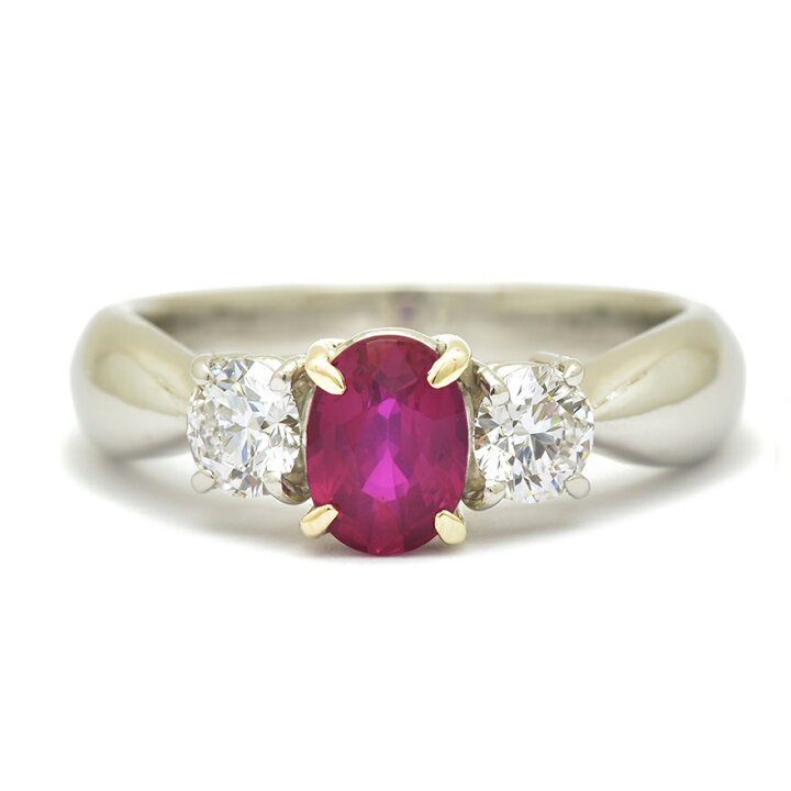 楽天市場】【中古】 Pt900 ルビー リング 1.05ct 非加熱 モザンビーク  