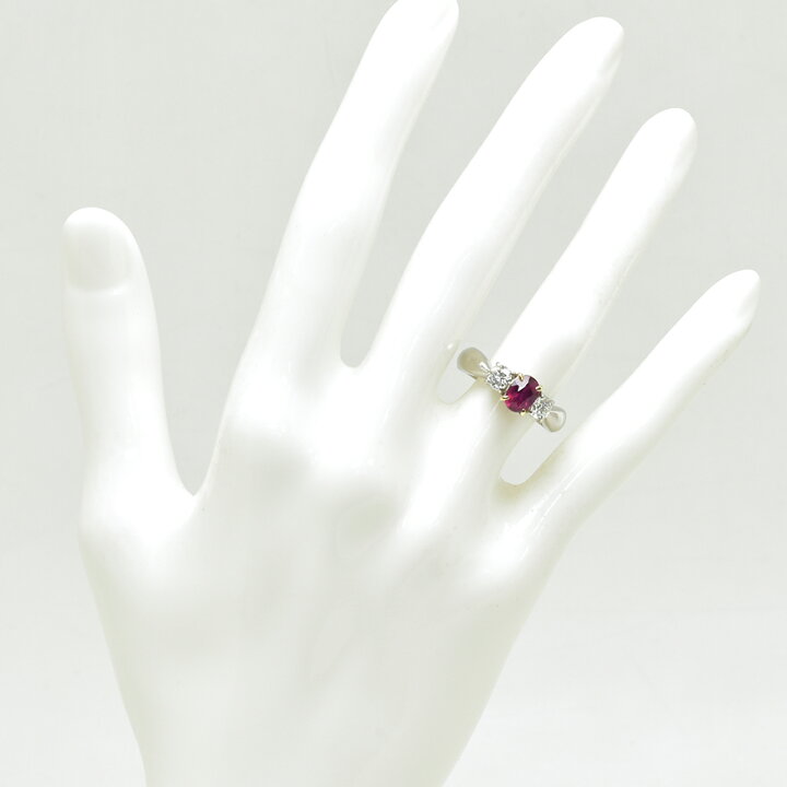 楽天市場】【中古】 モザンビーク産の非加熱ルビー 指輪 Pt900 ルビー  