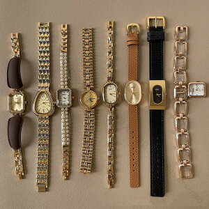 石英ブレスレット時計 レディース腕時計 高級感ある細ベルトで綺麗 見やすい文字盤 30代 40代 50代向けファッション時計 シンプルでレトロなおしゃれウォッチ 大人カジュアル 仕事用ビジネ