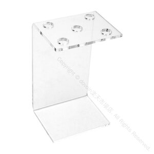 アクリル製シザーラック スタイリスト用ツールホルダー ヘアサロン用ハンガー 自宅理髪店ショップ向け 耐久性高く収納力抜群で使いやすいデザインの美容室用アクセサリー