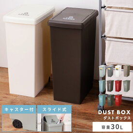 ごみ箱 ゴミ箱 おしゃれ 30リットル 30L 分別 スリム ふた付き キッチン ダストボックス シンプル かわいい 縦型 臭わない スライドペール 北欧 リビング インテリア アースカラー 寝室 洗面所 台所 一人暮らし ベランダ 新生活 パレットライフ