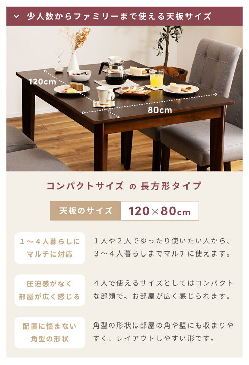 楽天市場】【5点セット】 ダイニングテーブルセット 4人掛け 北欧 
