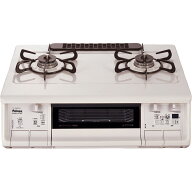 据え置き型 ガステーブルコンロ 左強火力 プロパンガス用 幅約59cm 2口 パロマ everychef(エブリシェフ)…