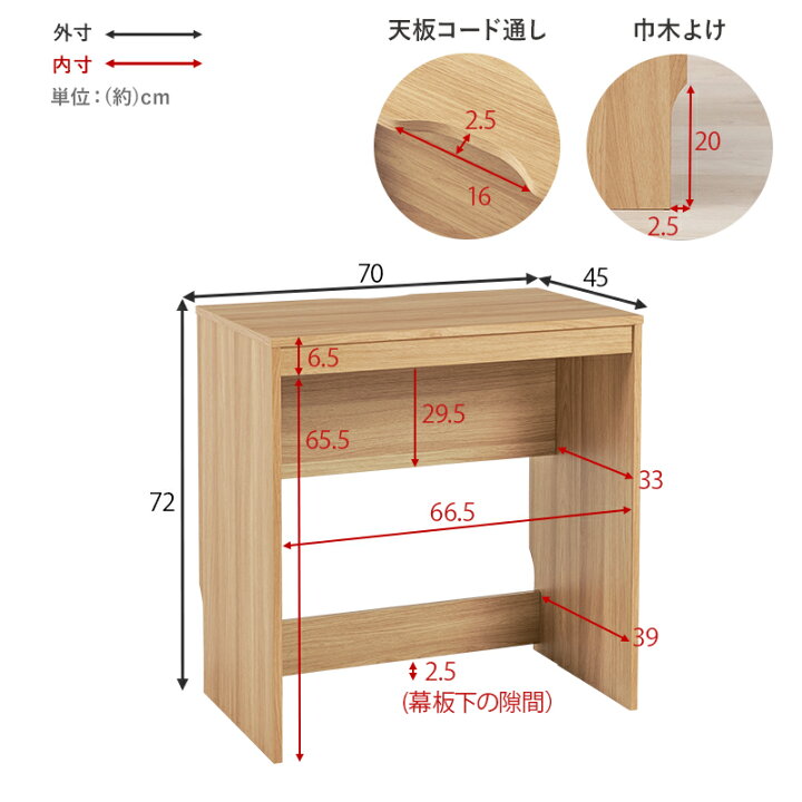 楽天市場】＼1/30 当店最大P5倍※要エントリー／【代引不可】デスク 