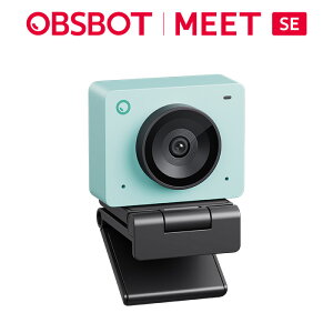 OBSBOT Meet SE 1080P 100FPS FHD Web�J���� �E�F�u�J���� AI���� 1/2.8 CMOS HDR �ʑ������oAF �t�B���^�[���H �m�C�Y�ጸ�}�C�N ���C�u�z�M �r�f�I�ʘb PC Mac Windows