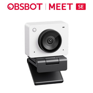 OBSBOT Meet SE 1080P 100FPS FHD Web�J���� �E�F�u�J���� AI���� 1/2.8 CMOS HDR �ʑ������oAF �t�B���^�[���H �m�C�Y�ጸ�}�C�N ���C�u�z�M �r�f�I�ʘb PC Mac Windows