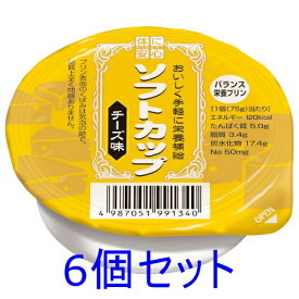 キッセイ薬品工業株式会社ソフトカップ チーズ味 75g 6個