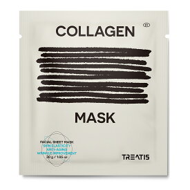 リニューアル/韓国美容皮膚科ブランド[Treatis] COLLAGEN MASK SHEET 8枚入/コラーゲンパック/シートマスク/弾力/老化予防/保湿/ドクターズコスメ