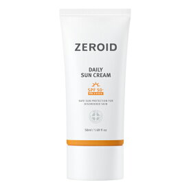 [楽天スーパーセール][Zeroid] ゼロイド デイリーサンクリーム　日焼け止め SPF50＋ 50ml/ zeroid Daily Sun Cream SPF50+ 50ml
