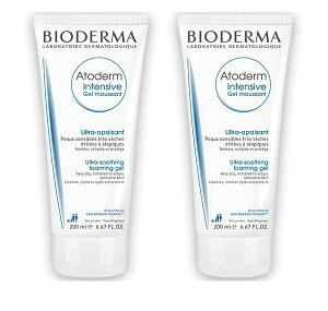 2�{�Z�b�g[BIODERMA][1+1] �r�I�f���} BIODERMA �A�g�f���� �E���g�����b�`�t�H�[�~���O�W�F���}�E�T���g200ml X 2PCS / Atoderm Intensive Ultra-Rich Foaming Gel Moussant 200ml X 2PCS