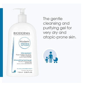 [BIODERMA] �r�I�f���} BIODERMA �A�g�f���� �E���g�����b�`�t�H�[�~���O�W�F���}�E�T���g1L / Atoderm Intensive Ultra-Rich Foaming Gel Moussant 1,000ml Big Bottle