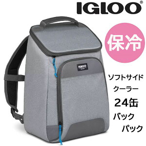 �_�݌ɗL��^ Igloo Laguna Soft Sided Cooler 24 Can Backpack, Gray Twill with Ibiza Blue �C�O���[ �\�t�g�T�C�h �N�[���[ 24 �� �o�b�N�p�b�N�A�O���[ �c�C���A�C�r�T �u���[ �����b�N �ő�24�ʎ��[ �T�C�h�|�P