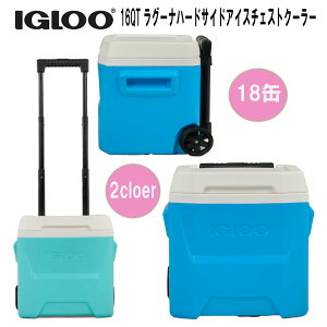 _10{^ Igloo 16 QT. Laguna Hard Sided Ice Chest Roller Cooler, Aquamarine CO[ O[i n[hTCh ACX`FXg [[N[[{bNX ANA} ۗobN N[[{bNX CO
