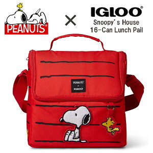 ŒZ14ł͂ CO[ Xk[s[ `N[[obO ~j N[[{bNX Igloo Snoopyfs House 16-Can Lunch Pail R{ ő16ʎ[\ ۗ Wbp[JL ߉\ȃV