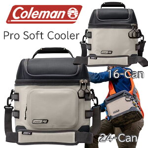 ���ŒZ14���ł��͂��� Coleman Pro Soft Cooler 24-Can 16-Can �R�[���}�� �v�� �\�t�g�N�[���[ 24�� 16�� ��� �ϋv�� �R��h�~ �V�����_�[ �ۗ� ������₽�� ���[�R���p�[�g�����g �����R�ۏ��� �����
