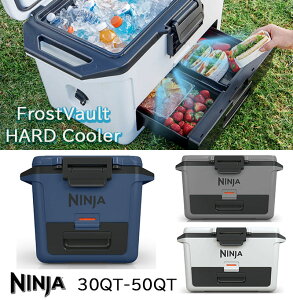 �y�����񂹁z12�T�`16�T�Ԍ���ח\�� Ninja FB151BL FrostVault 50qt 30qt Hard Cooler �n�[�h�N�[���[ 2�T�C�Y 3�J���[ �h���C�]�[���t�� �X�𐔓��ԕێ� �y�� �����①�� �����o���t�� �H�i���[ �����^