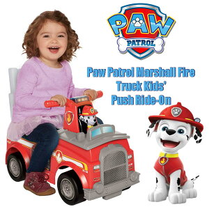 y񂹁zpEpg[ }[V h LbYvbVChI Paw Patrol Marshall Fire Truck Kids' Push Ride-On qp pߋ  蕨 B oX Cg TEh 