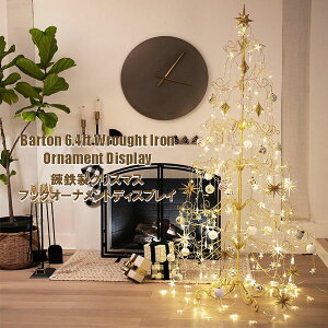 _݌ɗL^ BS I[igfBXvC NX}X I[ig fBXvCX^h I[V[Y gݗĊȒP Barton 6.4ft Wrought Iron Ornament Display Christmas EFJc[ A