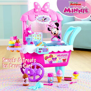 _AEgbg^ fBYj[~j[}EXXC[c&g[g ACXN[J[g Disney Junior Minnie Mouse Sweets & Treats Ice Cream Cart with Sounds and Phrases ܂܂ ACXN[ J[gL