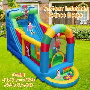 y񂹁zCostway oEXnEX @t Inflatable Bounce House XCh Q {[v[ g| Wv oEX eg sG gȒP h i ϔj [ 