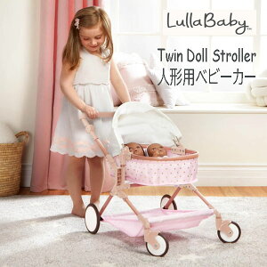 ŒZ14ł͂ LullaBaby l`p l xr[J[ Twin Doll Stroller [oXPbg l` ʂ l` ANZT[ ܂肽ݎ ȒP[ nh ߉\ _u h[