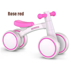 ベビーバランスバイク ランニングバイク SEREED Baby Balance Bike 屋内 屋外 床を傷つけない 足けり 足こぎ 玩具 おもちゃ 軽量 乗り物 のりもの 乗用玩具 持ち運び簡単 8カラー ピンク ブルー ブラ