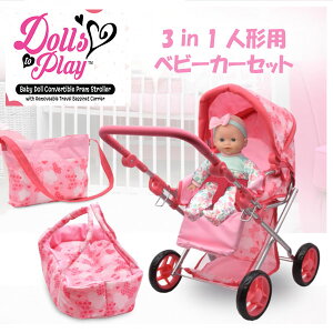 ŒZ14ł͂ Baby Doll Convertible Pram Storoller 3inl`pxr[J[Zbg ̎pŏ ނobNt O\ȃoVlbgLA S`ChbN [oXP