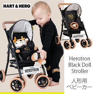 y񂹁zn[g&q[[ wg ubN h[xr[J[ Hart & Hero Herotron Black Doll Stroller l`pxr[J[ V ƗV  l` ʂ U o 艟