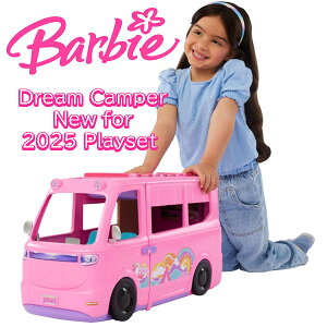 ŒZ14ł͂o[r[ h[ LsOJ[ Barbie Dream Camper New for 2025 Playset LƃLvɕϐg h[vCZbg V 킢 sN  7̃vCGA 