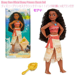 ���݌ɗL�聚 Disney Store Official Disney Princess Classic Doll �f�B�Y�j�[�v�����Z�X�N���V�b�N�h�[�� ���A�i11�C���`(��28cm)�u���V�t�� �l�`�V�� �N���V�b�N�ߑ� �f��̐��E ���� �������� �|�[�W��