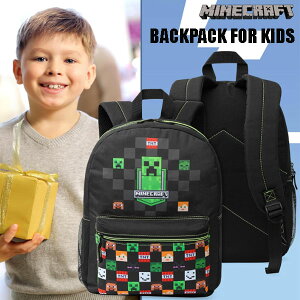 �y�����񂹁z���ŒZ14���ł��͂��� Minecraft Kids School Backpack �}�C���N���t�g �L�b�Y�X�N�[���o�b�N�p�b�N �L�b�Y �q�� ��� �j�̎q ���̎q �����b�N�T�b�N �a���� �v���[���g �M�t�g ���蕨 